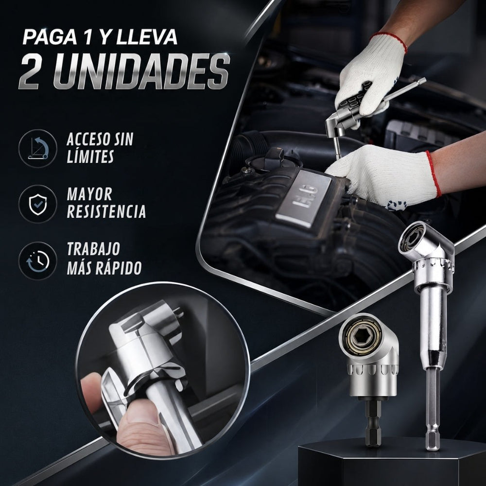 Adaptador de Taladro Grande + Pequeño — Acceso Sin Límites 🔧