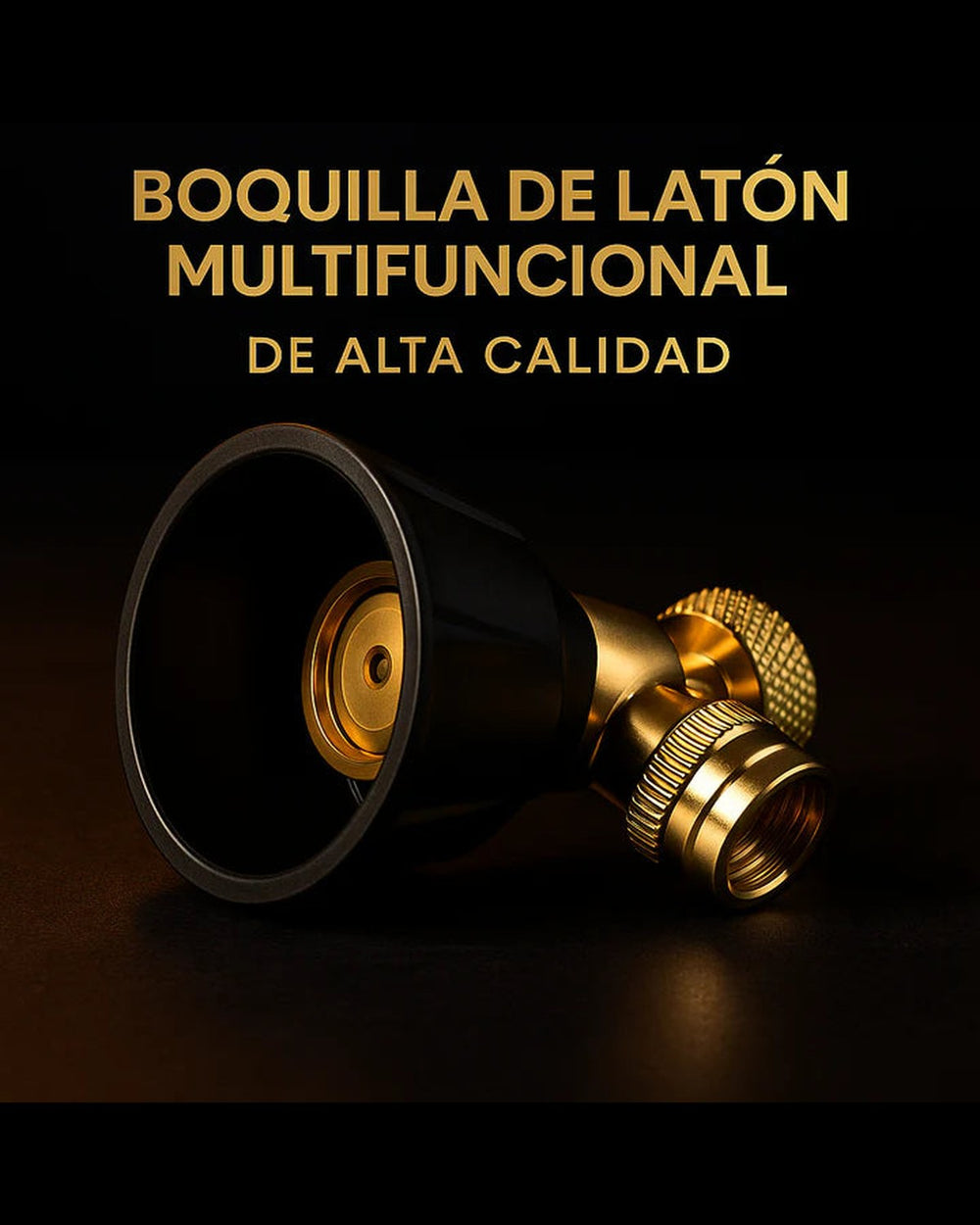 AquaControl 360™ — Boquilla de Latón con Cabezal Ajustable 360°