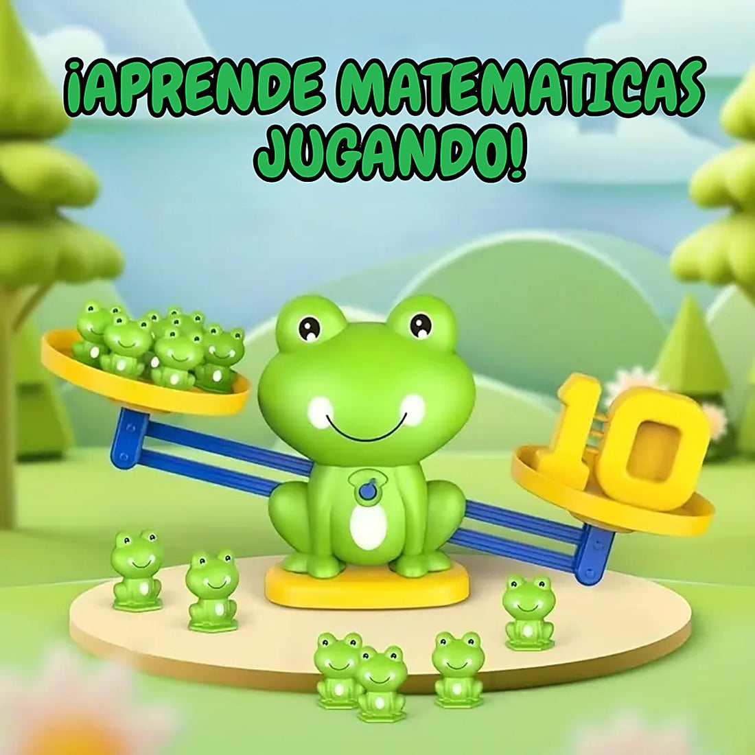 MathRana — Balanza Matemática Montessori con Números y Tarjetas