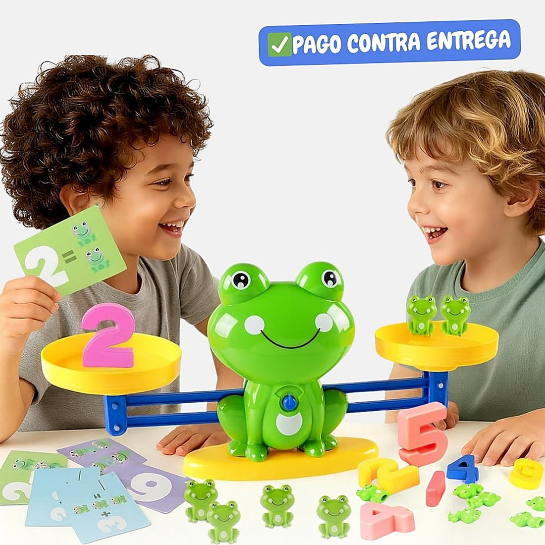 MathRana — Balanza Matemática Montessori con Números y Tarjetas