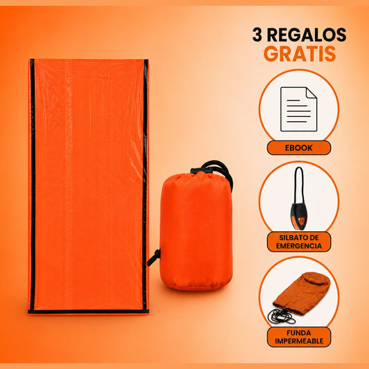 Bolsa de Dormir de Emergencia — Manta Térmica de Supervivencia 🔥 1