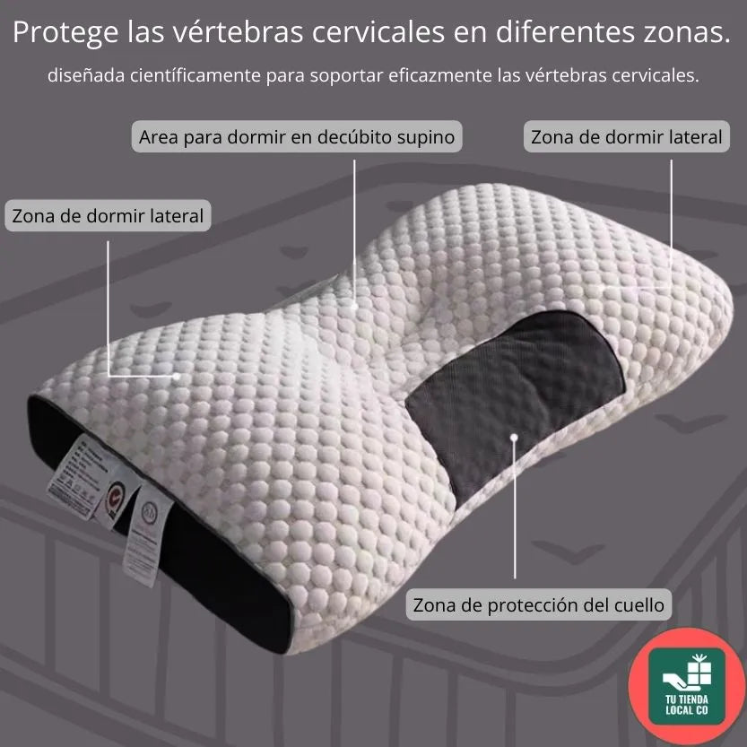 Almohada ortopédica cervical 3D 3
