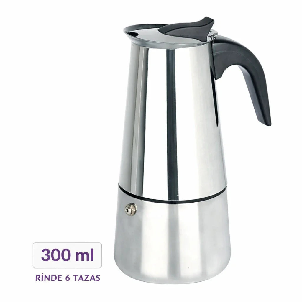 Cafetera italiana de acero inoxidable 3