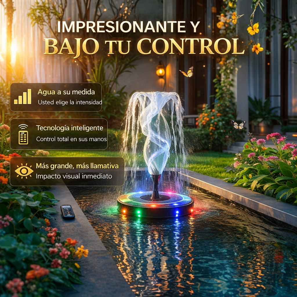 Fuente Solar Zen 3.0 | Convierte tu Jardín en un Paraíso