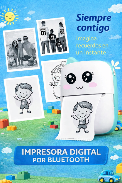 Mini Impresora Térmica Bluetooth | Sin Tinta