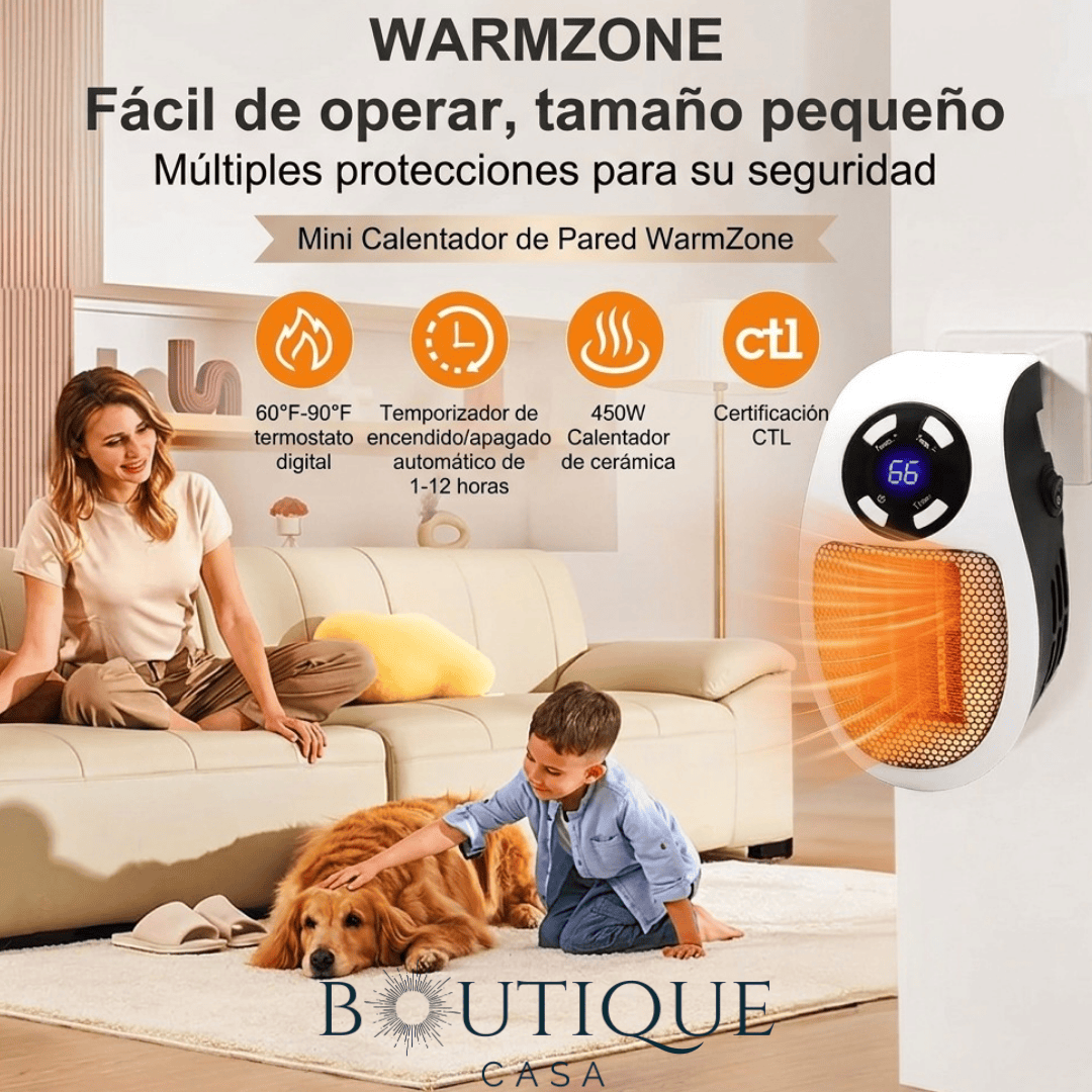 Mini Calefactor de Pared | WarmZone