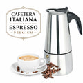 Cafetera italiana de acero inoxidable 1