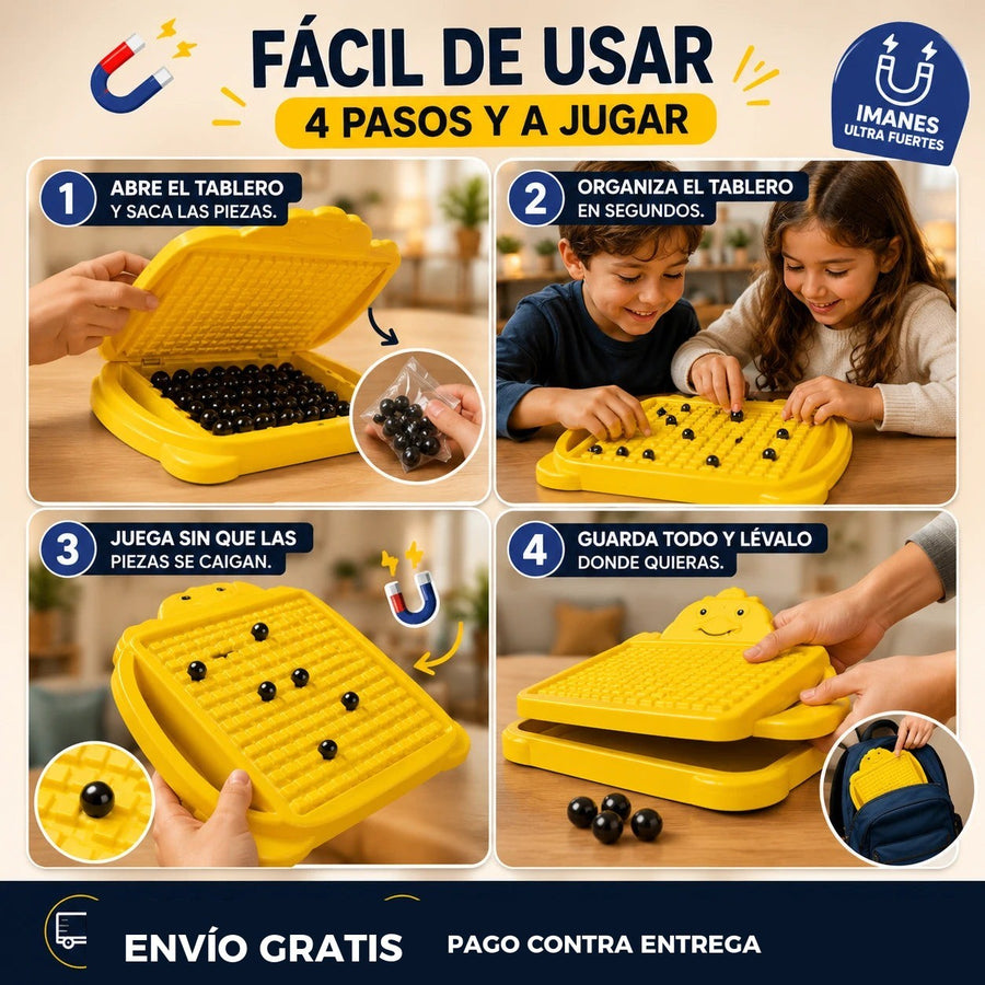 Juego de Mesa Magnetico — El Regalo que Hace Pensar a tu Hijo, Sin Pantallas 🧲