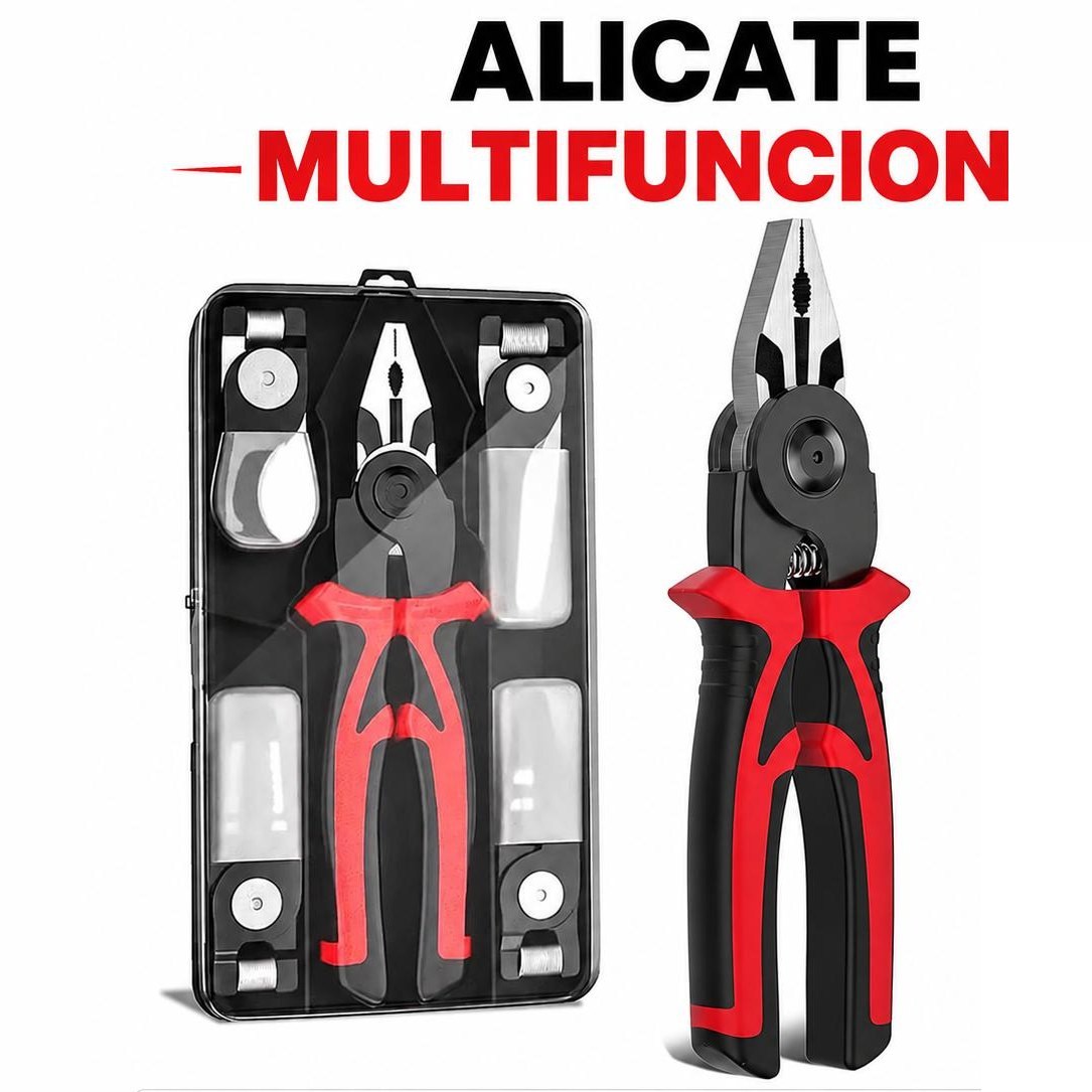 MultiGrip 5 en 1 — Alicate Multifuncional con 5 Cabezales