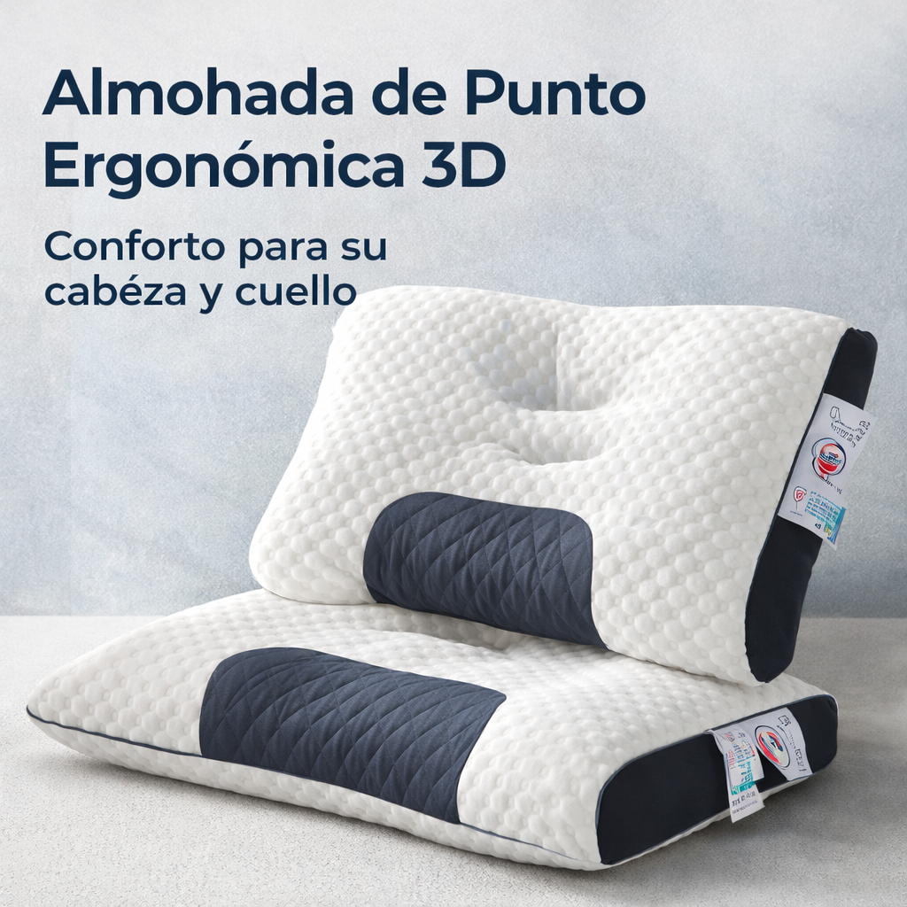 Almohada ortopédica cervical 3D 1