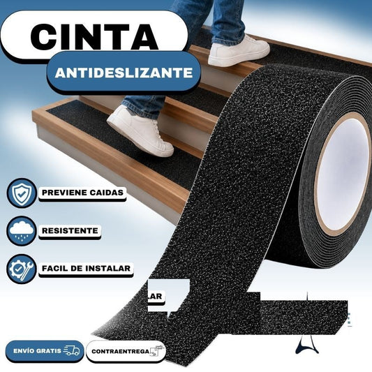 Cinta Antideslizante a Prueba de Agua — Maximo Agarre · 5m x 5cm 🛡️