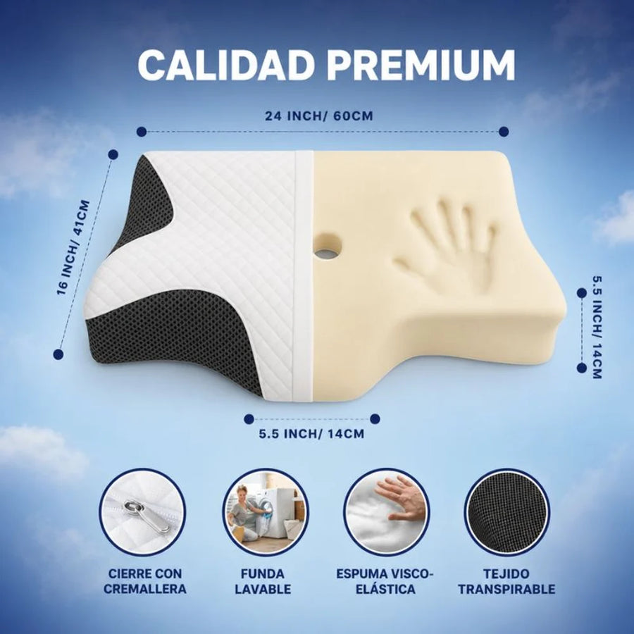 CloudSleep® — Almohada Cervical Ortopédica