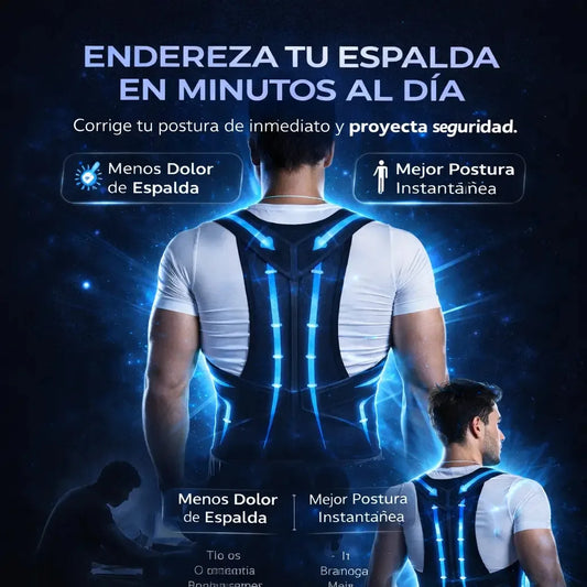 Soporte de Postura Ajustable Unisex — Banda de Espalda