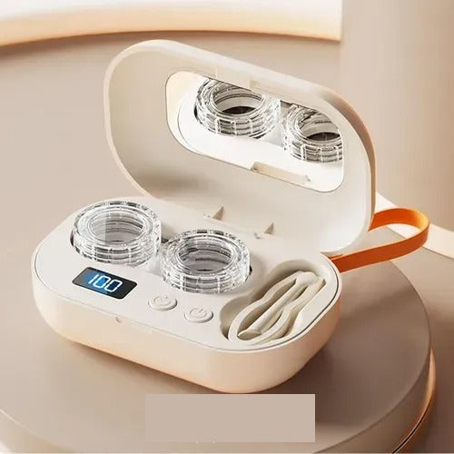 Kit Esterilizador de Lentes de Contacto — Limpieza Ultrasonica Profunda 👁️