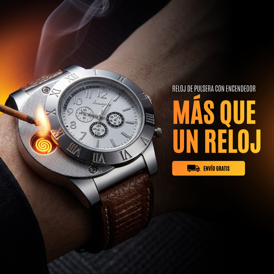 FireWatch — Reloj de Pulsera con Encendedor USB Recargable ⌚🔥