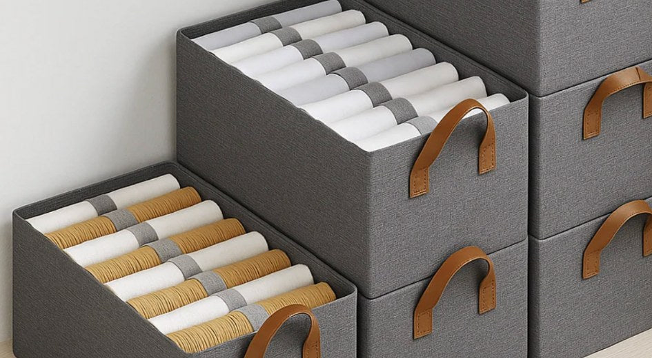 2x1 Organizadores de Ropa Plegables 🧺 Ordená tu Clóset en Segundos