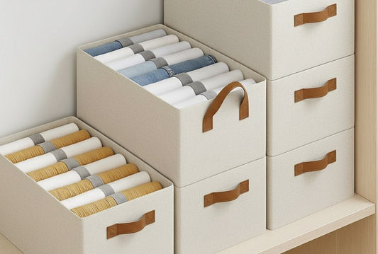 2x1 Organizadores de Ropa Plegables 🧺 Ordená tu Clóset en Segundos