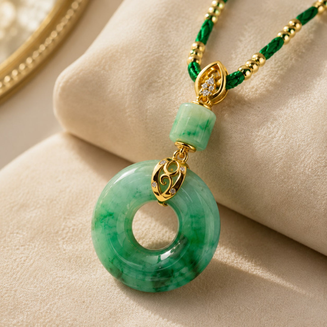Jade Fortuna — Collar de Disco de Jade · OFERTA 2x1