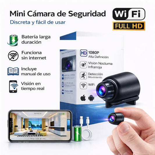 Mini Cámara de Seguridad 1080P