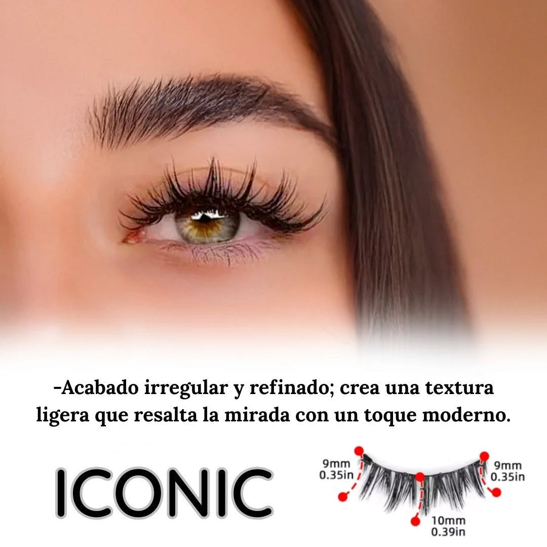 2x1 Pestanas Magneticas Reutilizables — Efecto 3D · Sin Pegamento 👁️