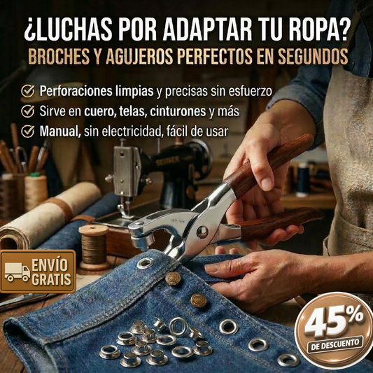 Kit Pinza de Broches y Botones — Adapta tu Ropa en Segundos 🧵